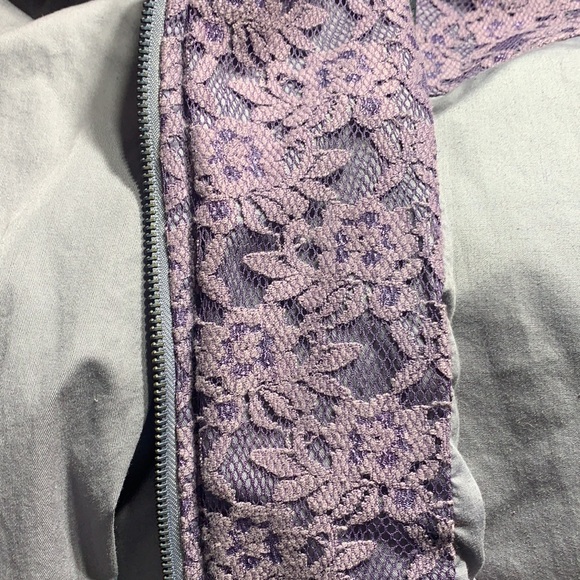 Silver jeans cotton lace zip up jacket great find! - Picture 16 of 16